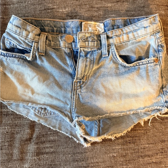 Current/Elliott Pants - Current Elliott short denim shorts